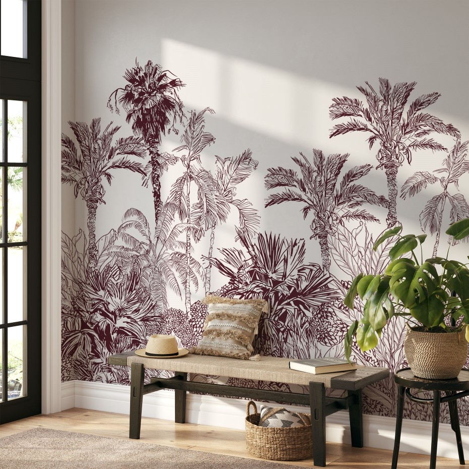 The arabian date palms - Wall Mural, PVC free Wall Covering