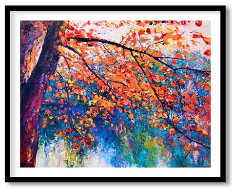 Tree With Orange Leaves