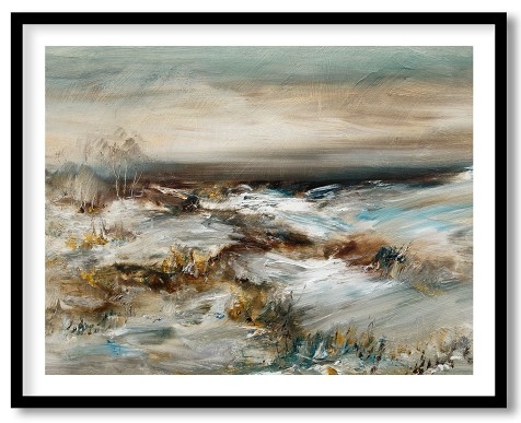 Beautiful snowy nature