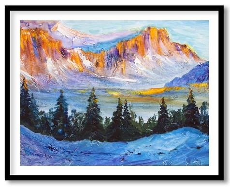 Charming mountains of Switzerland