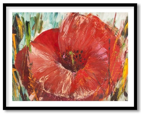 The red dancing flower