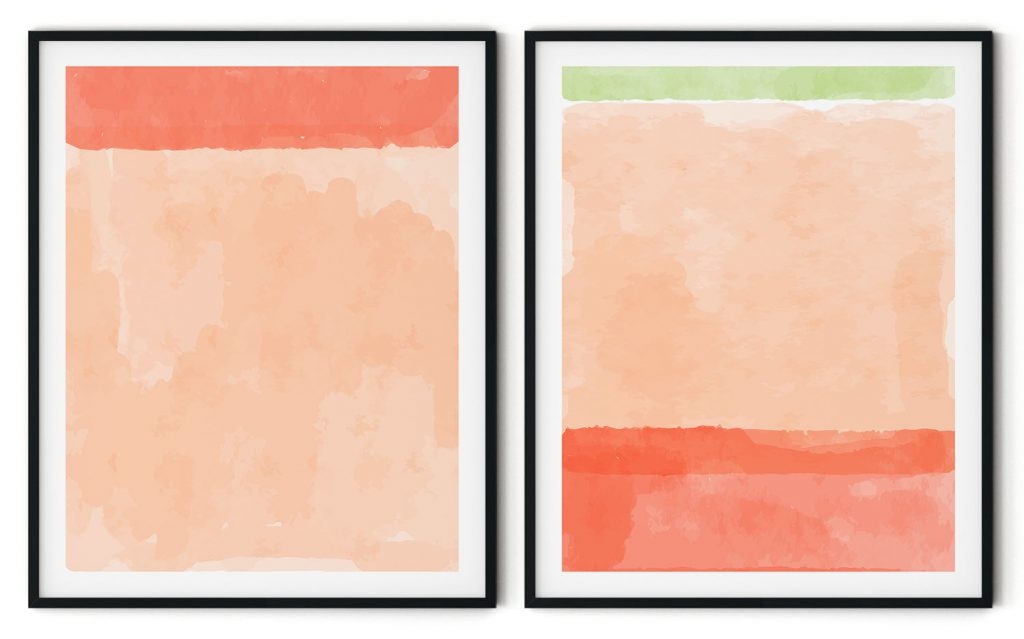 The pure peachy pink