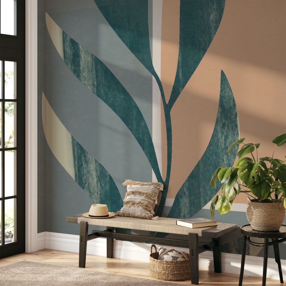 Plant & A Window - Wall Mural, PVC free Wall Covering
