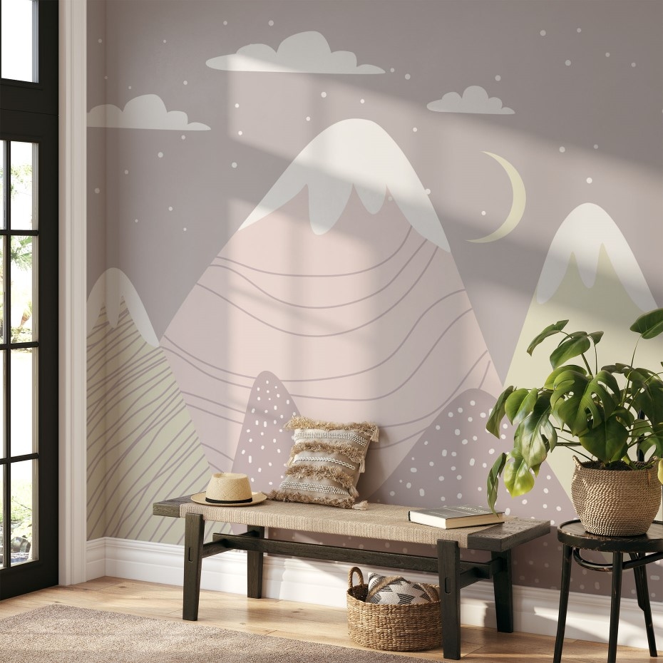Freezing At Night - Wall Mural, PVC free Wall Covering
