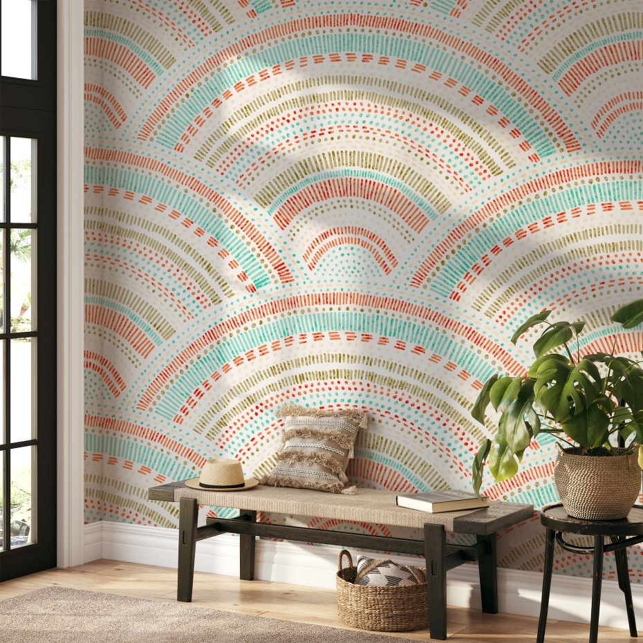 Rainbowtastic - Wall Mural, PVC free Wall Covering