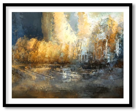 Golden Light Reflection