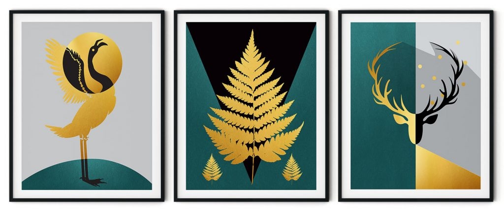 Geometric  animal abstract