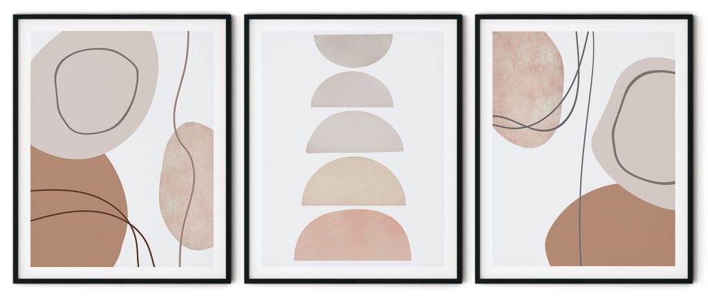 Line layout boho abstract