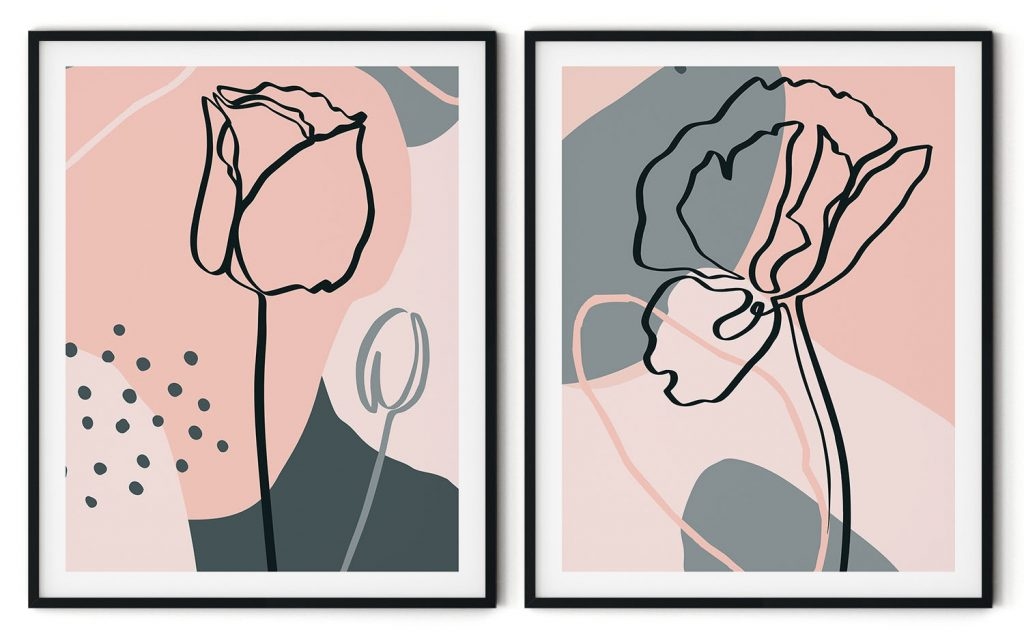 The delicate love roses