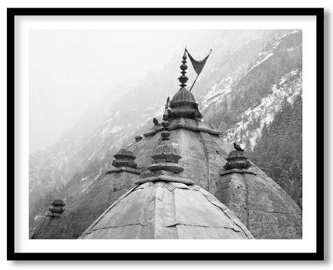 The top of Kedarnath temple