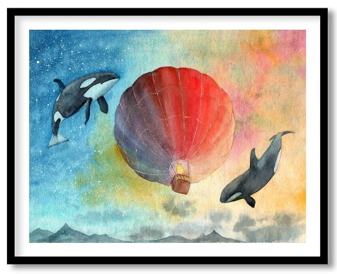 The black whales sky