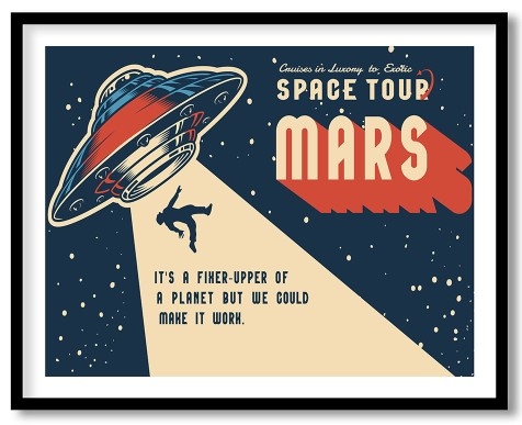 Virtual space tour to March