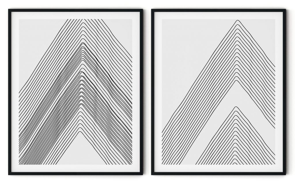 Creative line triangles