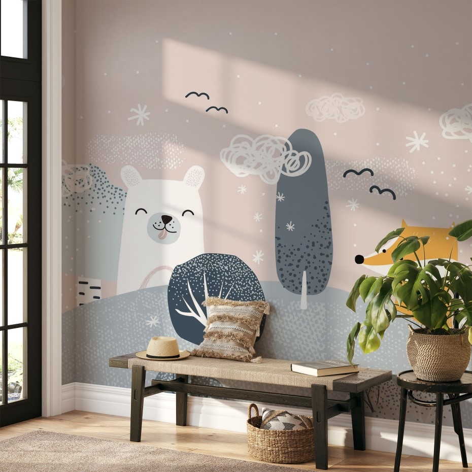 Cute pastel animalia