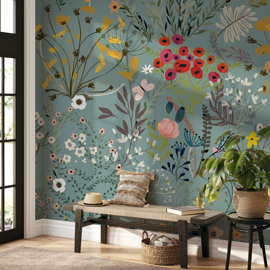 Abstract floral pattern