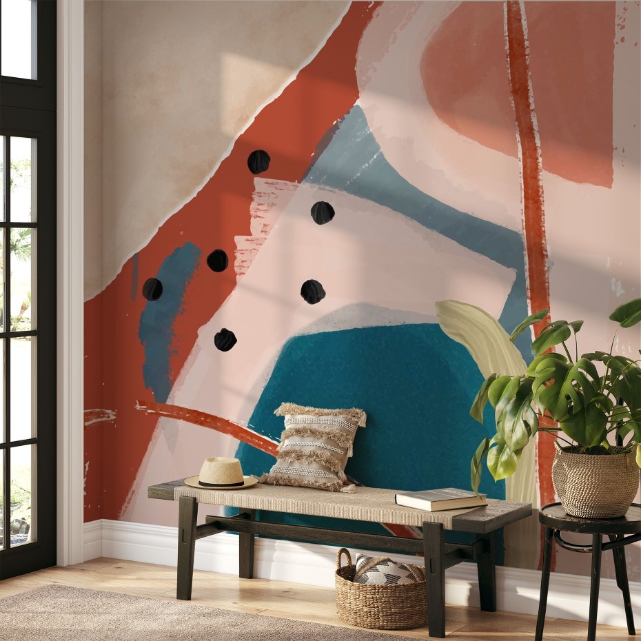 Chromatic creative abstract figures