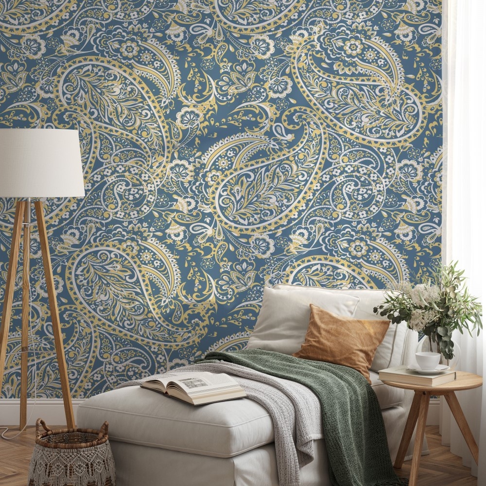 Seamless light flowers and leaves