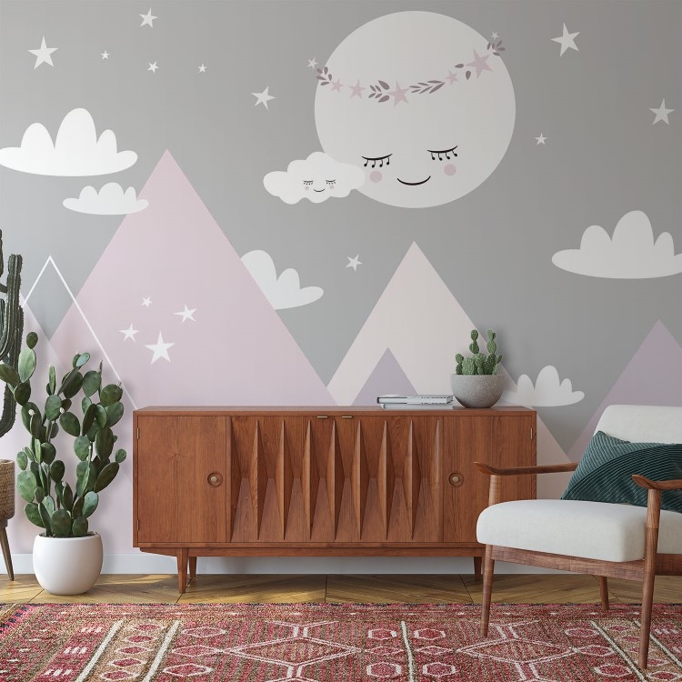 Childish geometric landscape