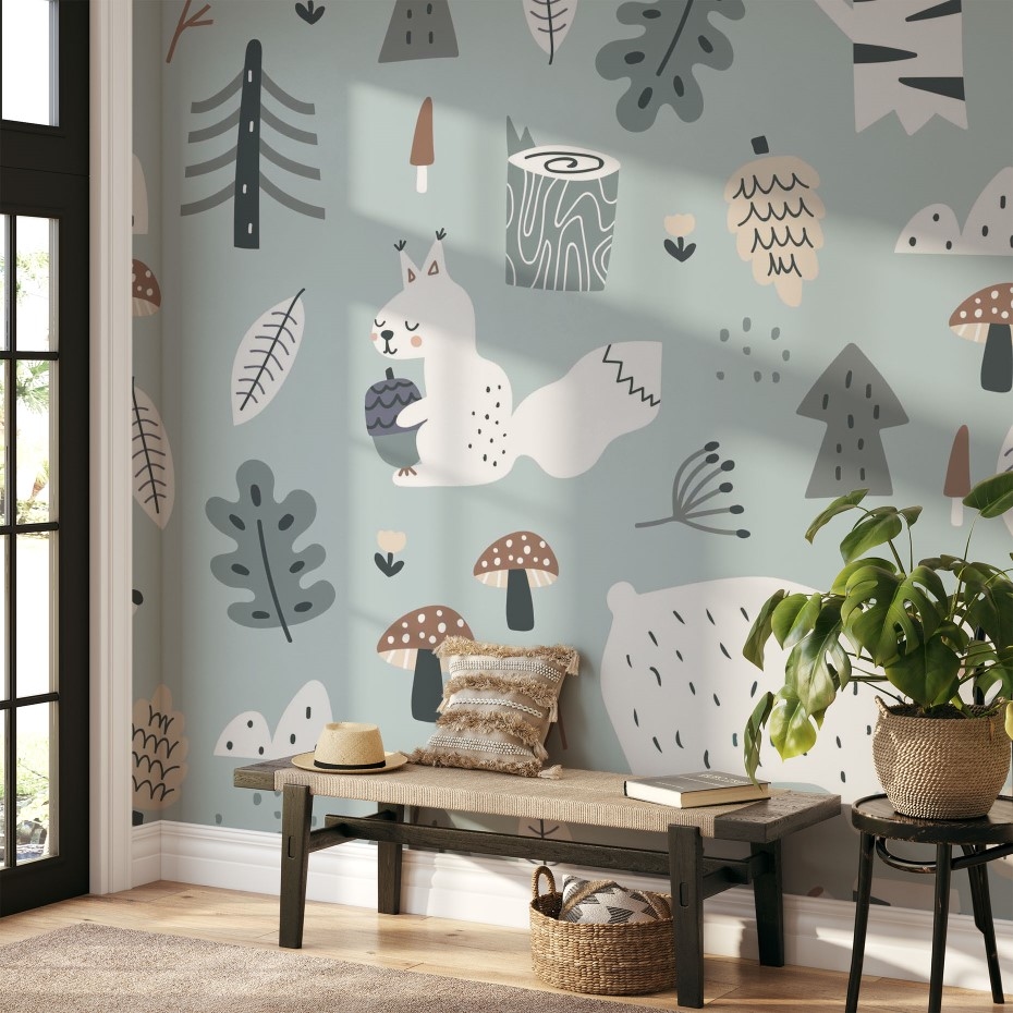 Contemporary forest texture