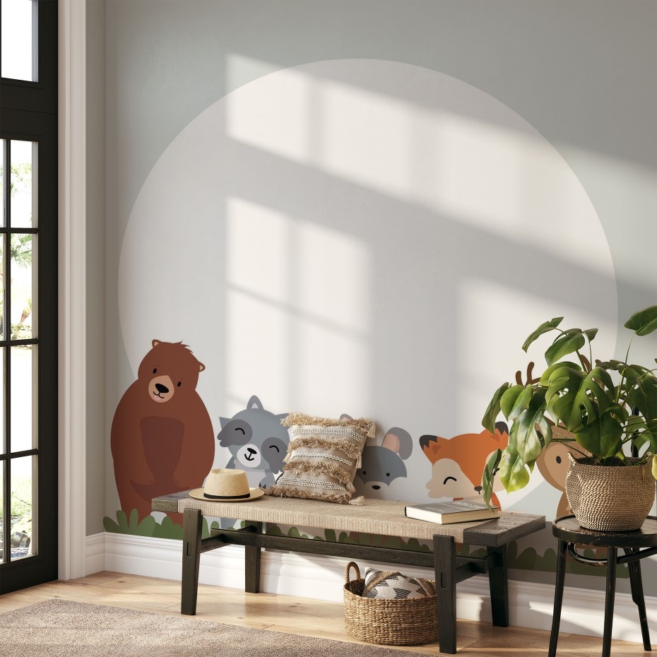 Jungle lovely sweet kids nursery animals