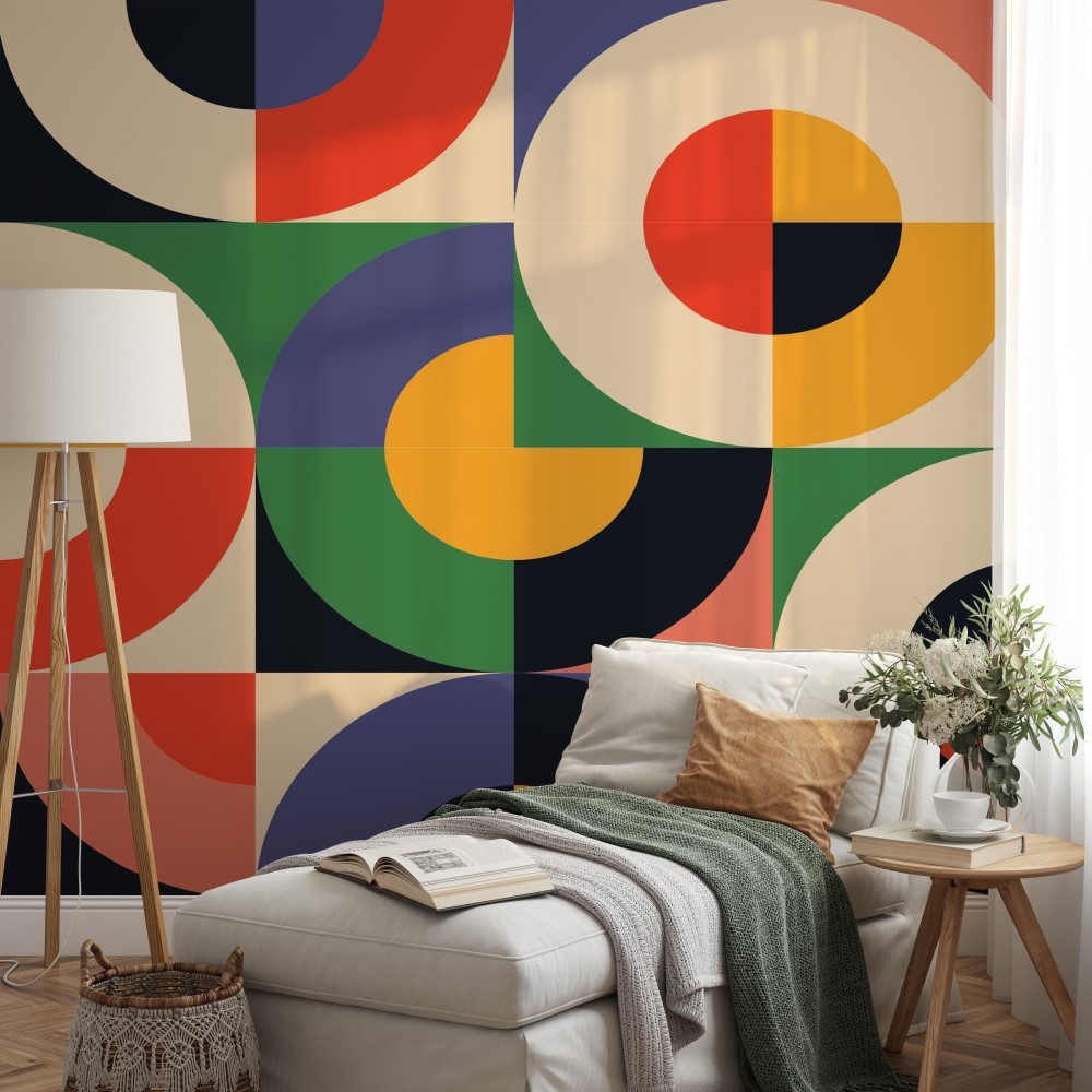 Bauhaus geometric figurative abstract