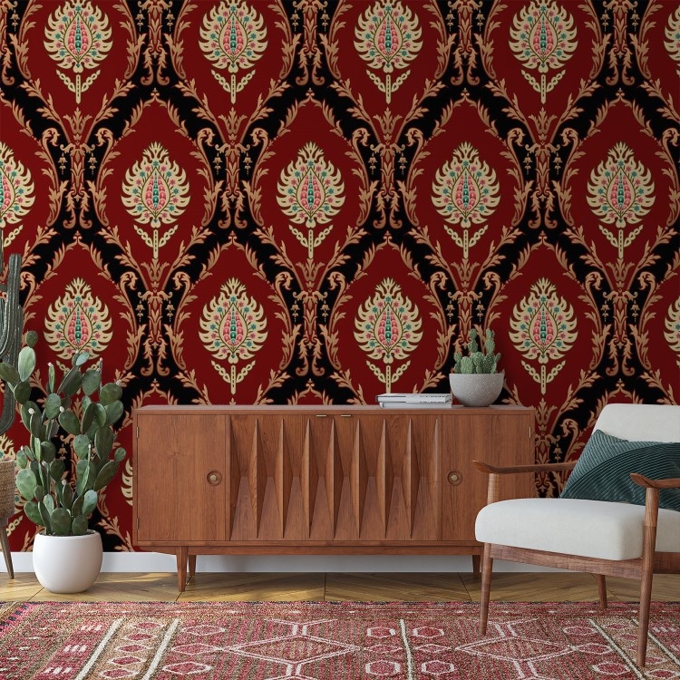 Mughal flowers abstruse pattern