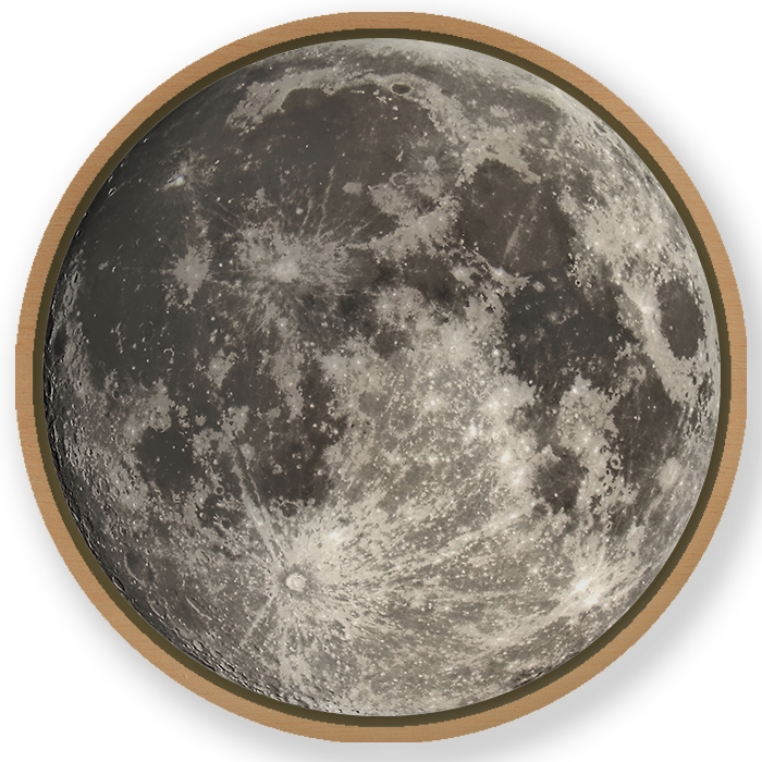 Beauteous shining moon