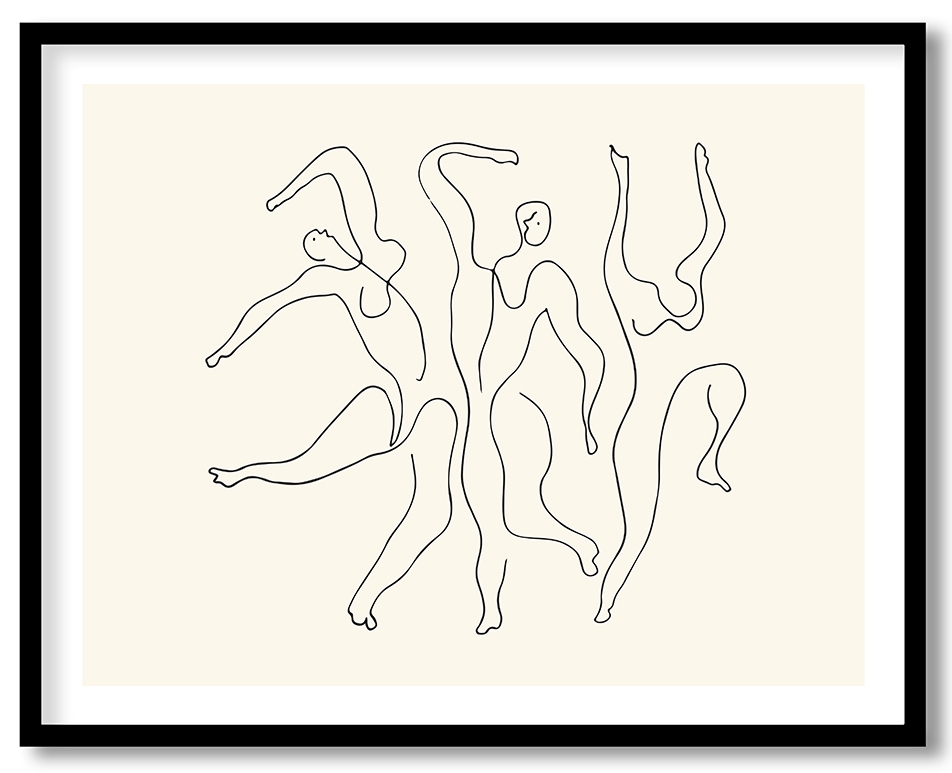 Three dancers by Pablo Picasso (1924)