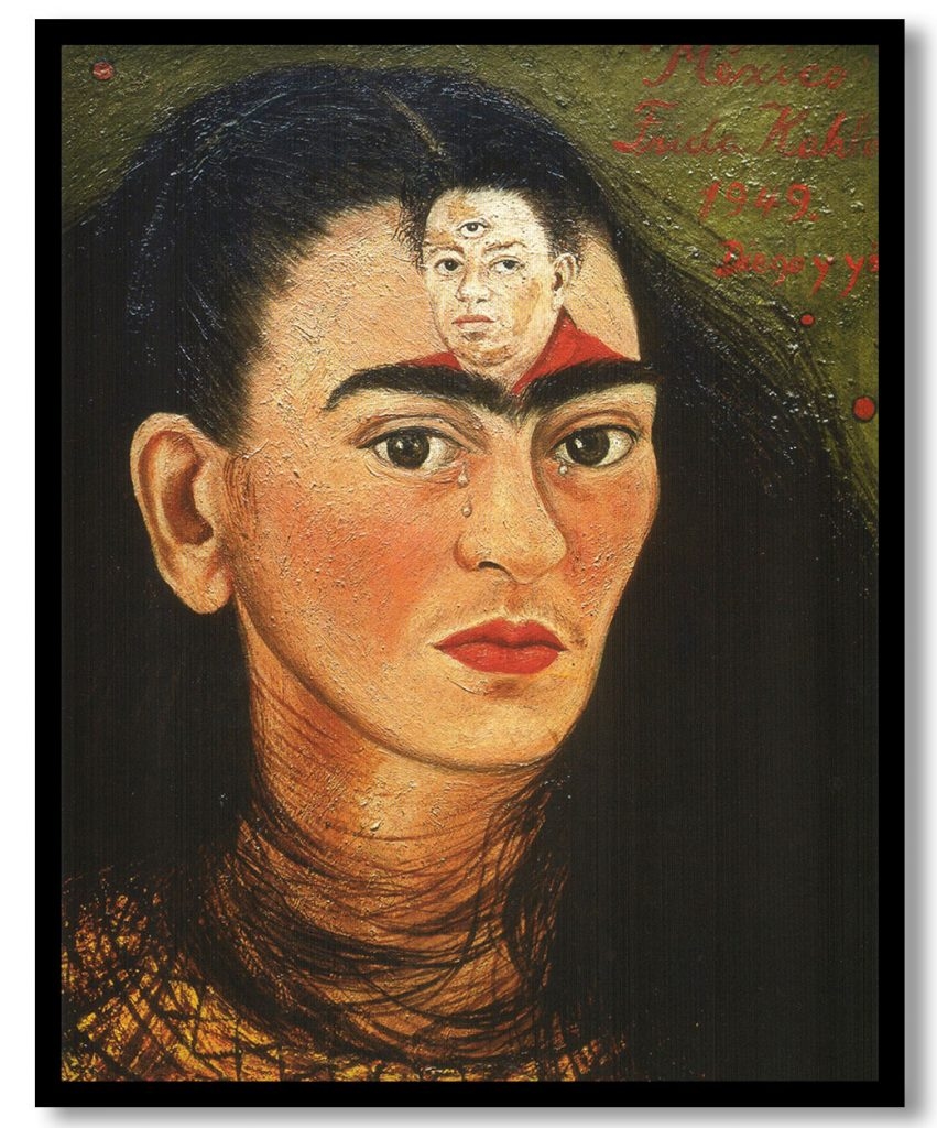 Diego and i by Frida Kahlo (1949)