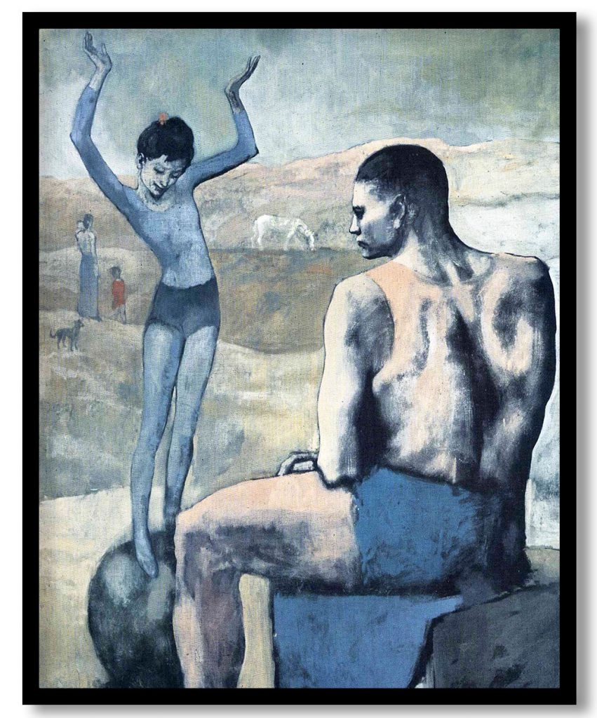 Girl on the ball by Pablo Picasso (1905)