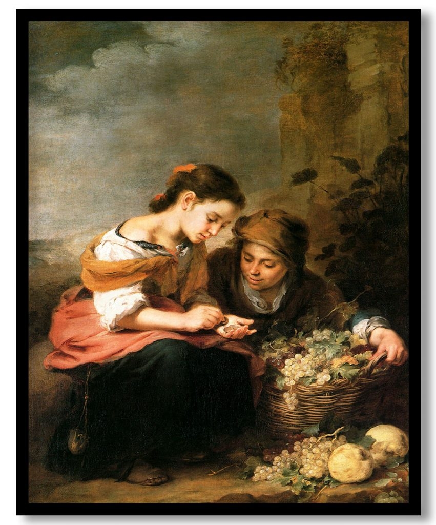The little fruit seller by Bartolome Esteban Murillo (1670 675)