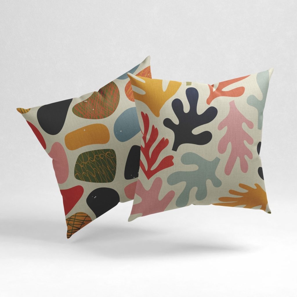 Set of 2 matisse figurative cushion cover