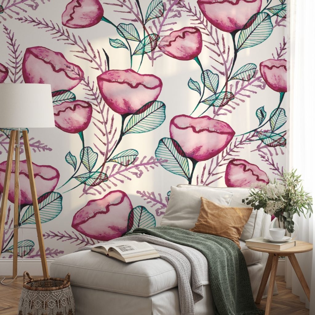 Blooming tulip abstract