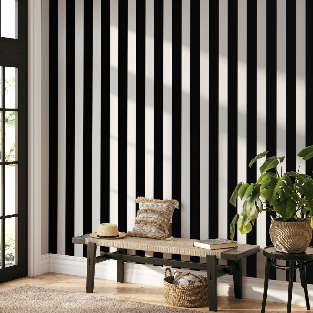 Black and white stripes