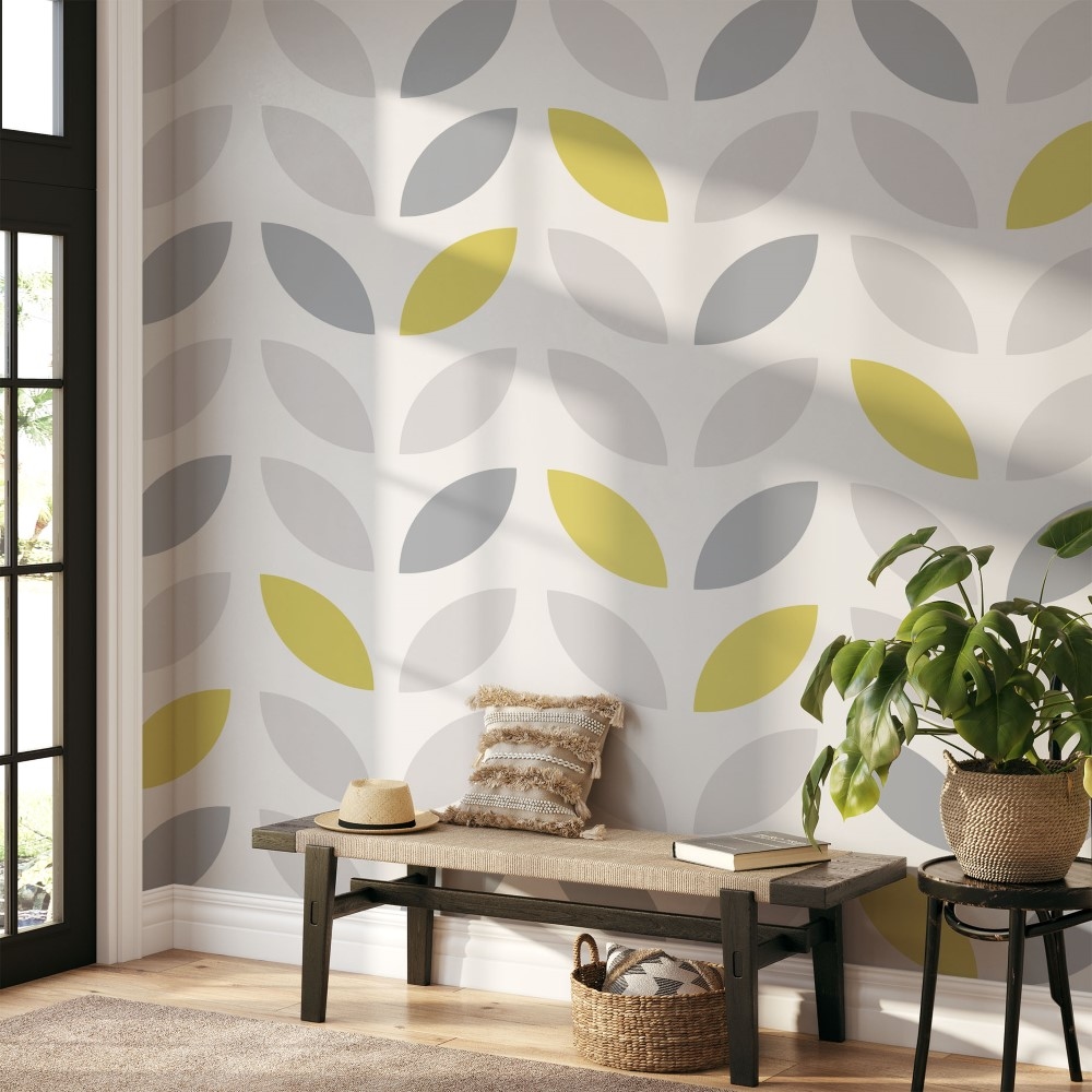 Pastel shaped leaves