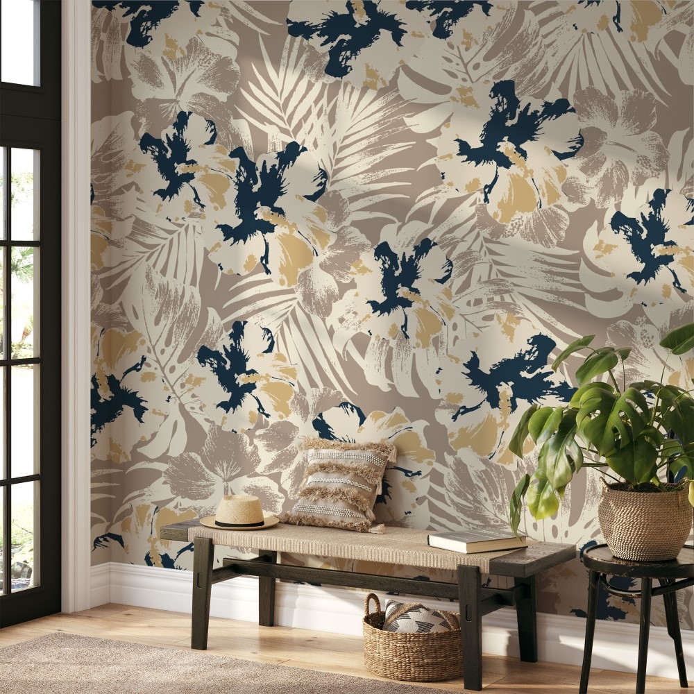 Jungle foliage pattern