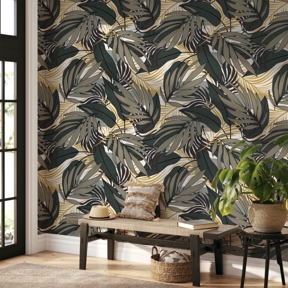 Hawaiian seamless tropical  pattern