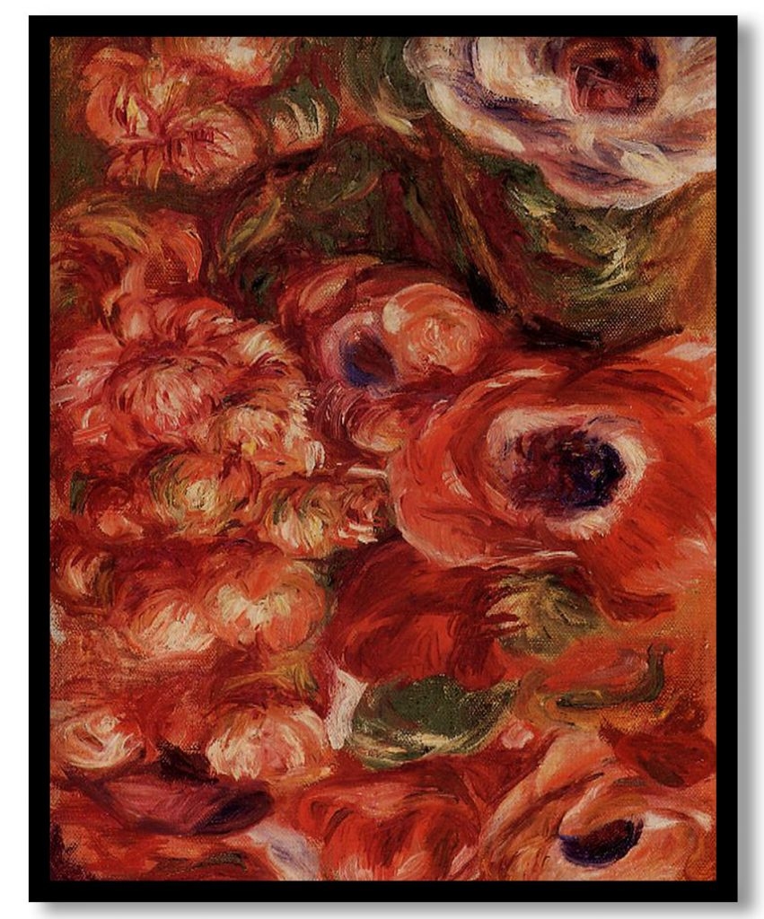 Anemonies by Pierre Auguste Renoir