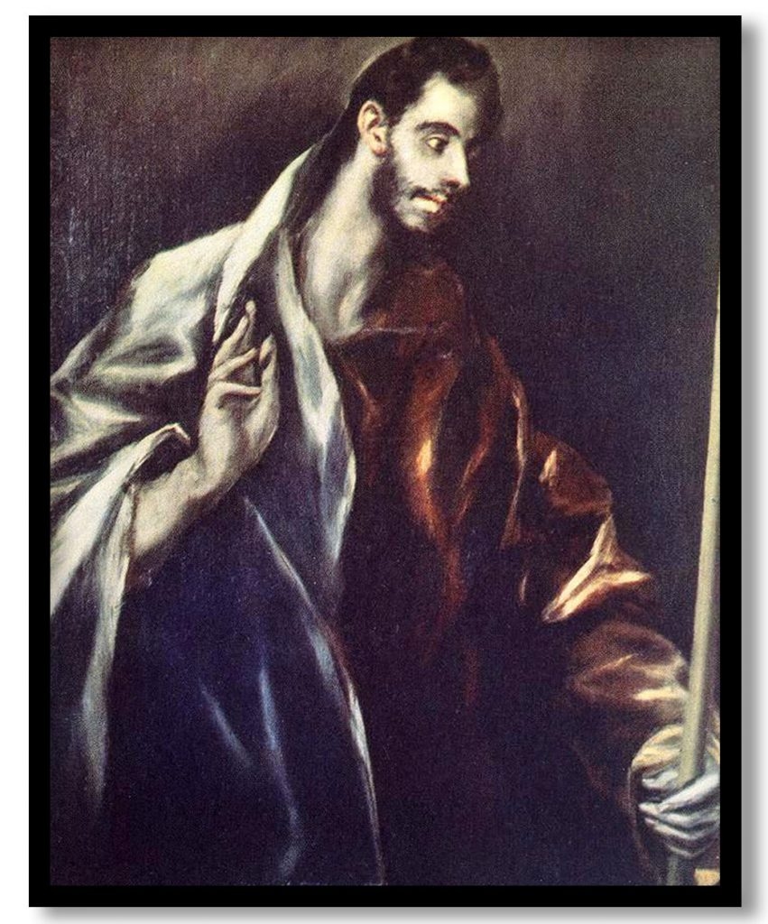 Apostle St. Thomas by El Greco (1612)