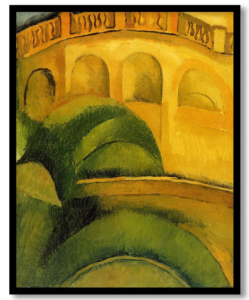 Arcades at L'Estaque by Raoul Dufy (1908)