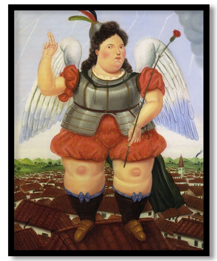 Archangel by Fernando Botero (1986)