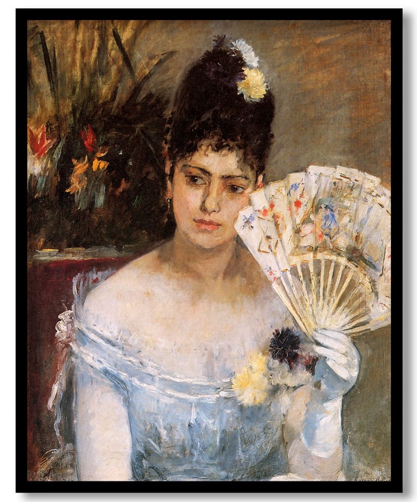 At the Ball by Berthe Morisot (1875)