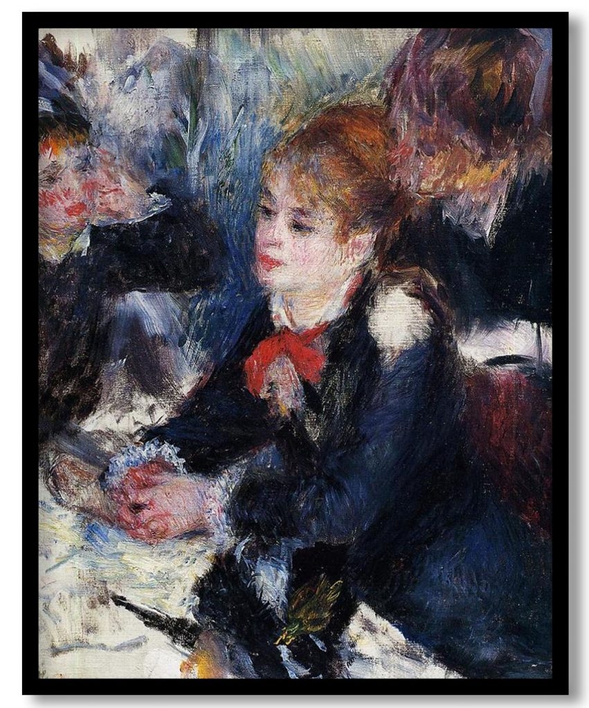At the Milliner`s by Pierre Auguste Renoir (1878)