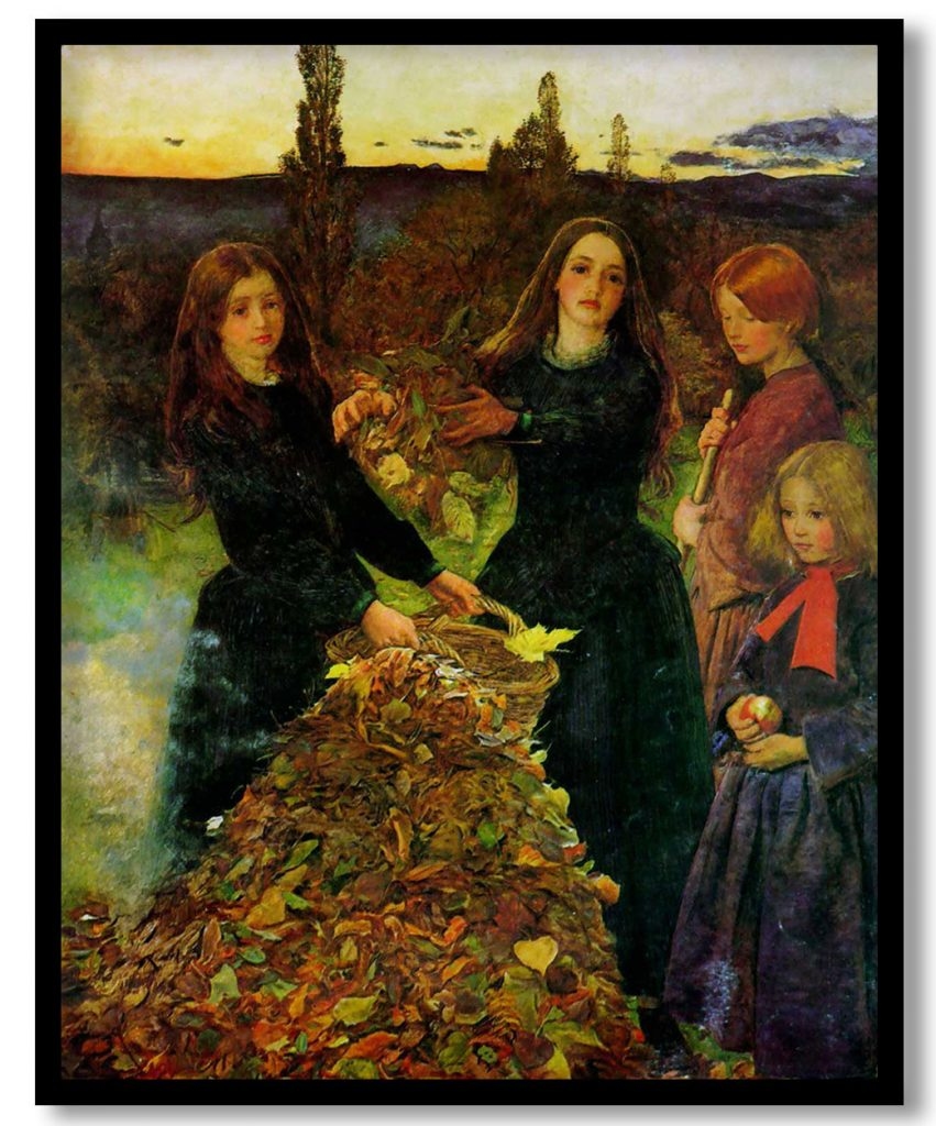 Autumn Leaves by John Everett Millais (1855-56)