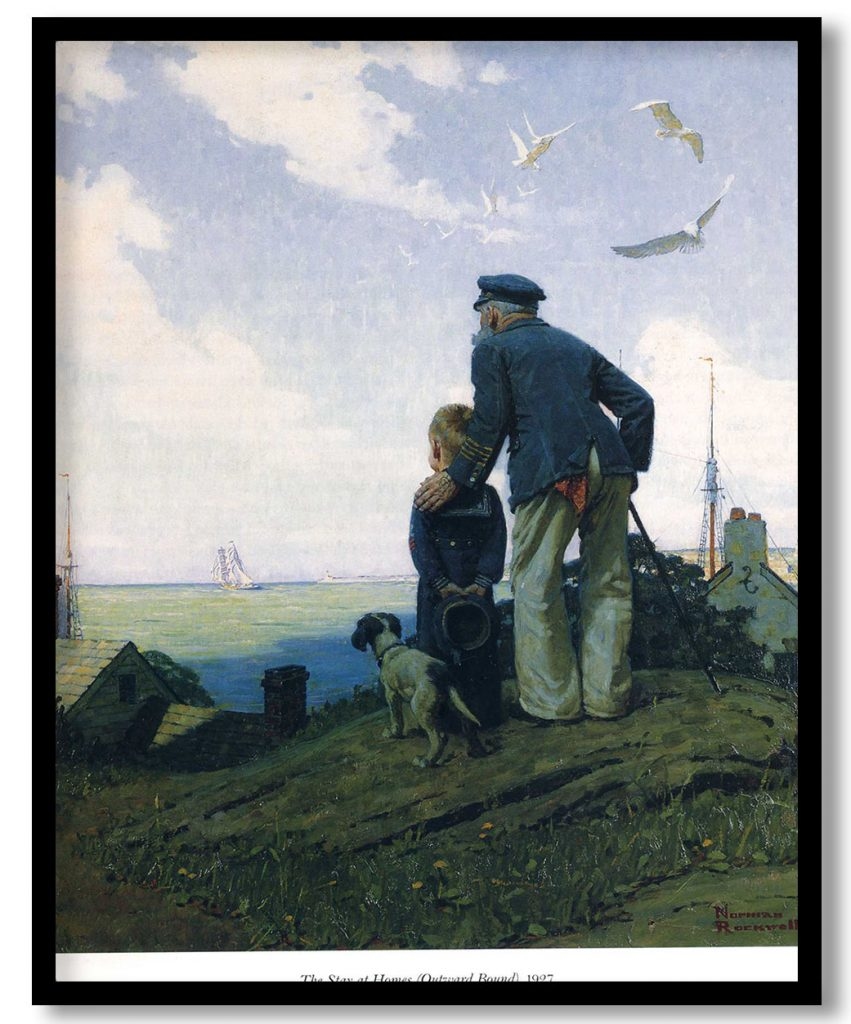 Babysitter by Norman Rockwell (1927)