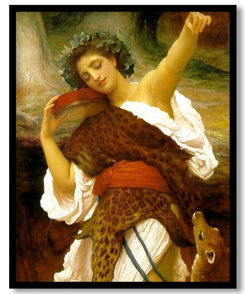 Bacchante by Frederic Leighton (1895)