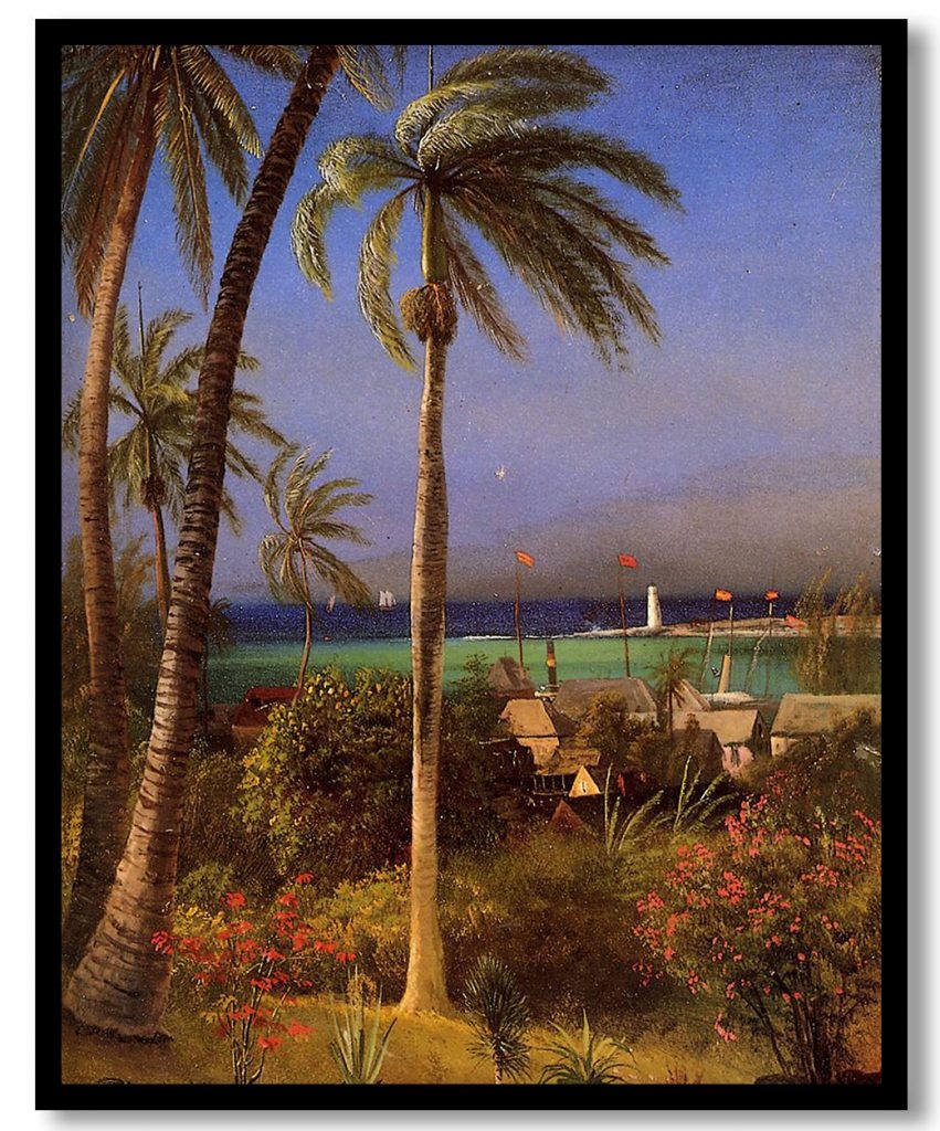 Bahamian View by Albert Bierstadt