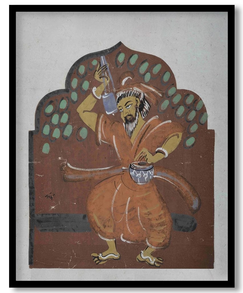 Baul by Nandalal Bose (1937)