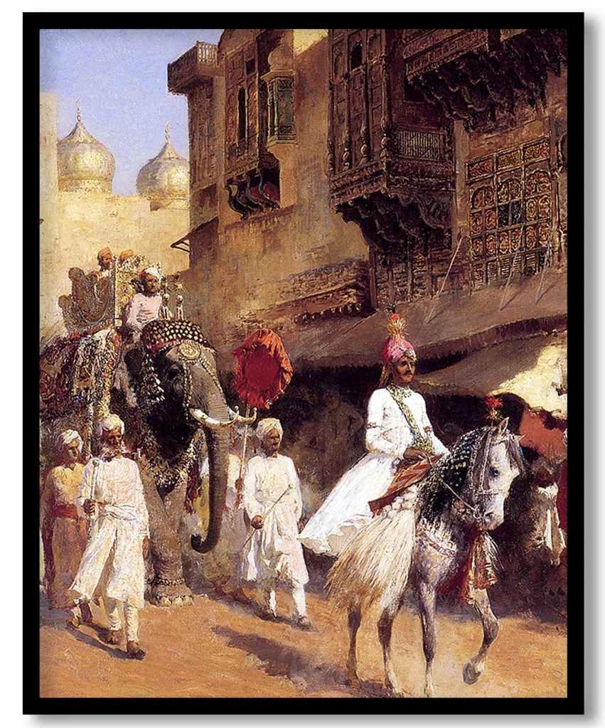 Indian Prince And Parade Ceremony by Edwin Lord Weeks