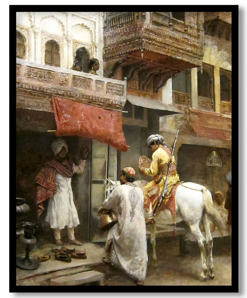 Street Scene In India by Edwin Lord Weeks (1888)